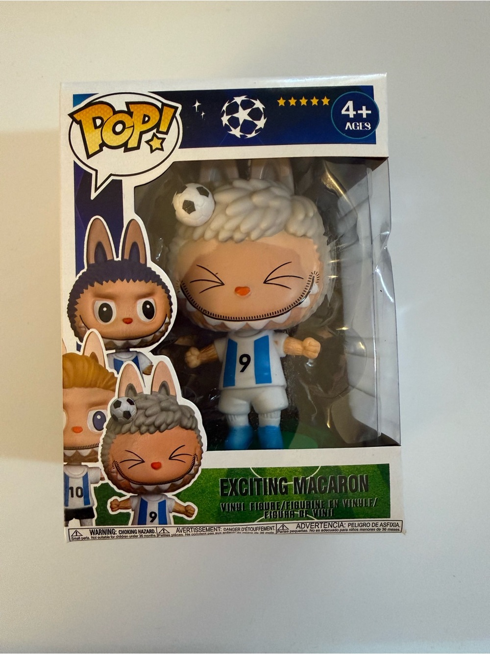 Funko Exciting Macaron Soccer Figure - White & Blue
